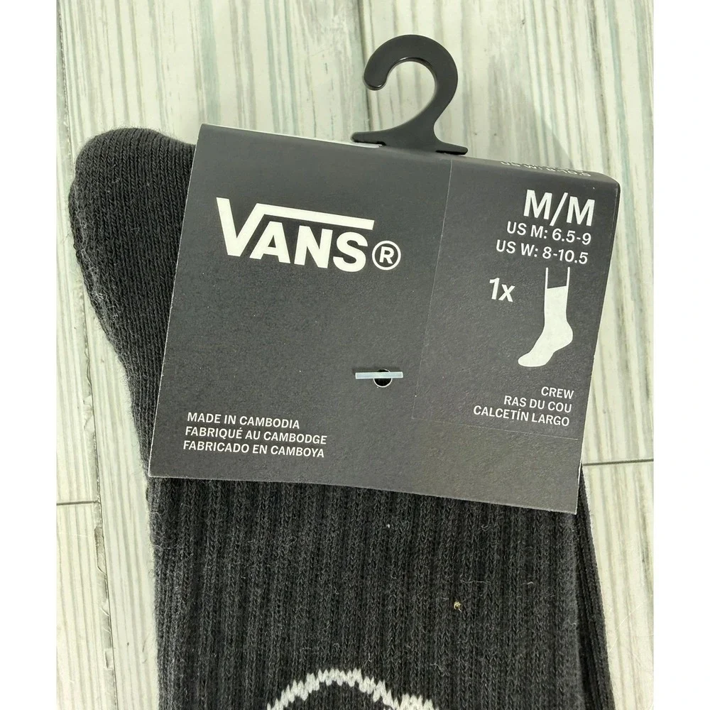 Vans Murray Crew Black Size Medium: Mens 6.5-9 Womens 8-10.5 NEW